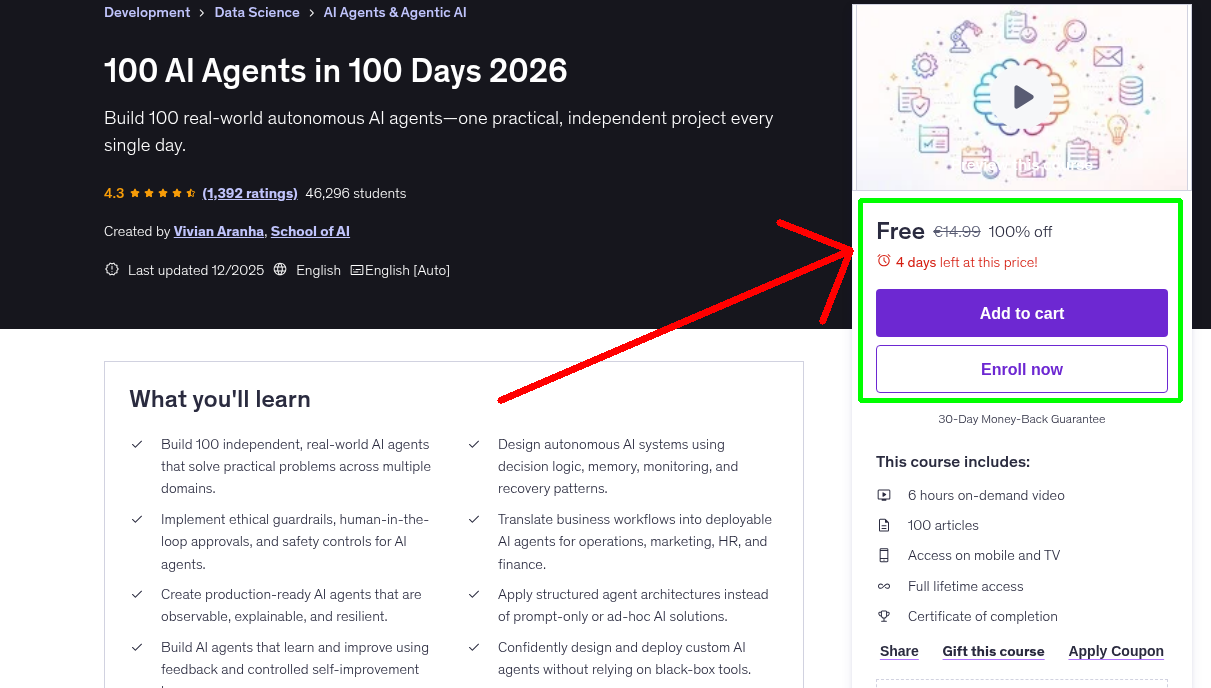 100 AI Agents in 100 Days 2026