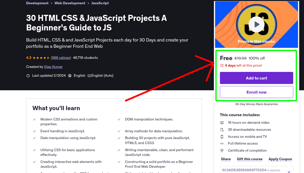 30 HTML CSS & JavaScript Projects A Beginner's Guide to JS
