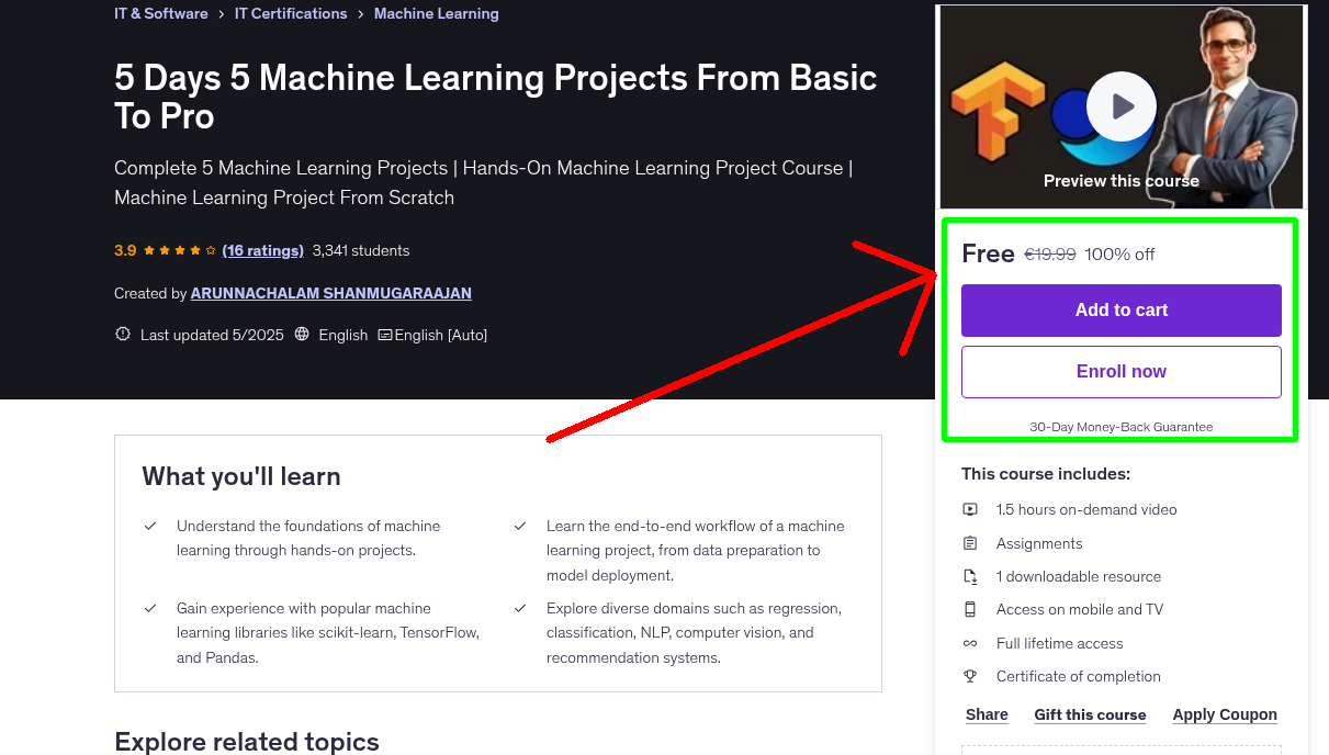 5 Days 5 Machine Learning Projects From Basic To Pro