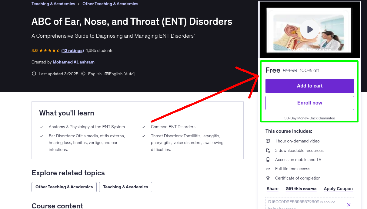 ABC of Ear, Nose, and Throat (ENT) Disorders