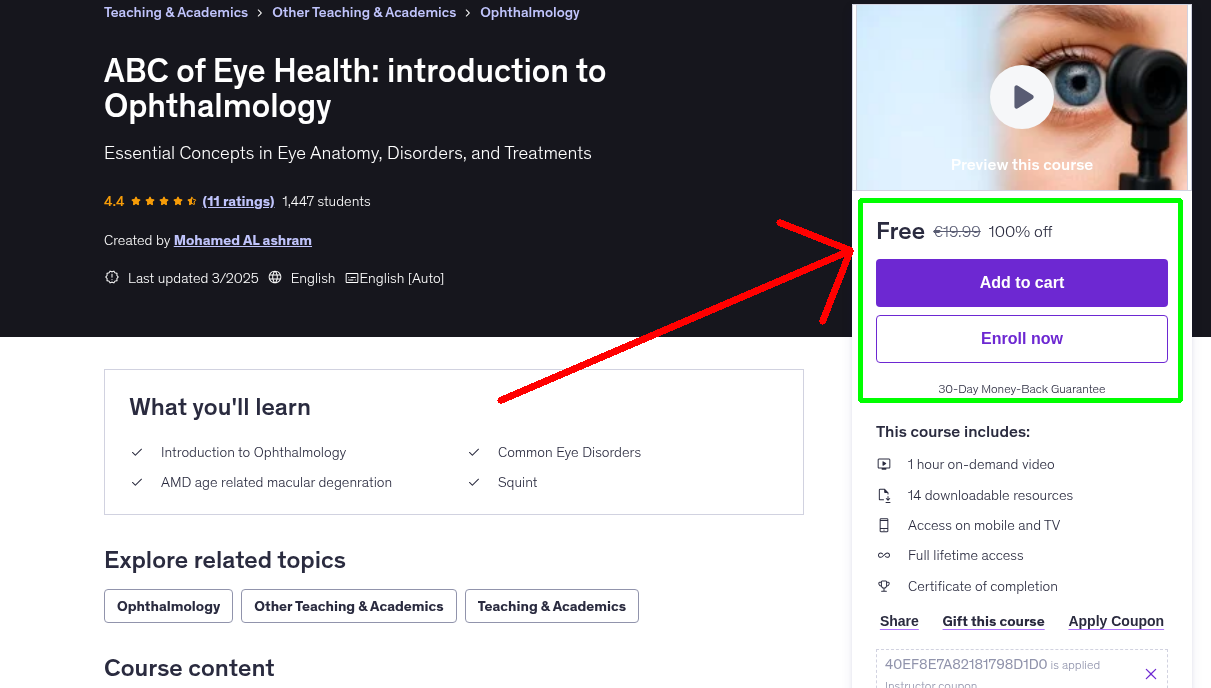 ABC of Eye Health: introduction to Ophthalmology