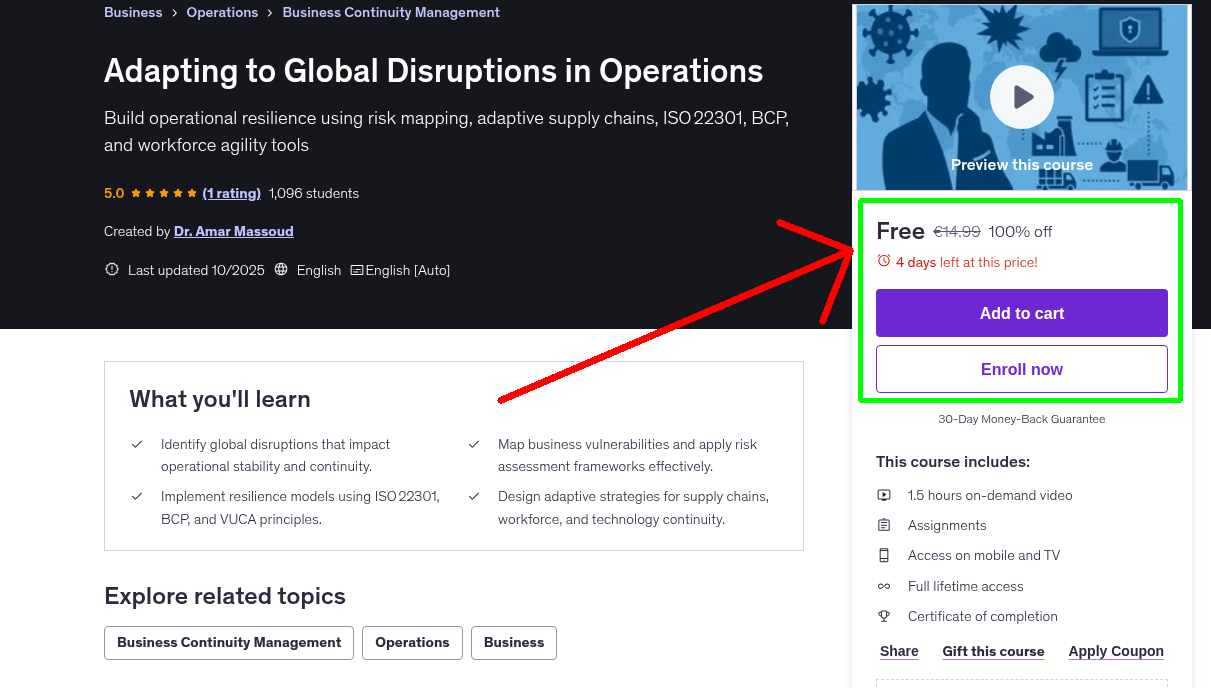 Adapting to Global Disruptions in Operations