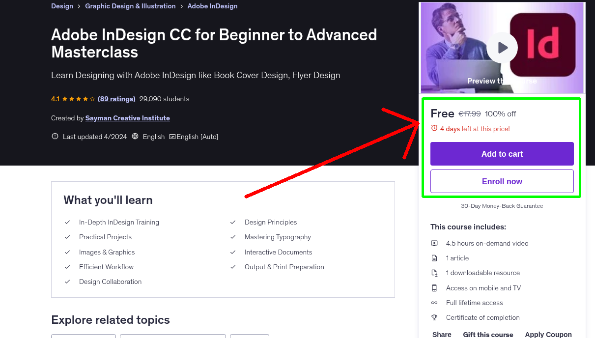 Adobe InDesign CC for Beginner to Advanced Masterclass