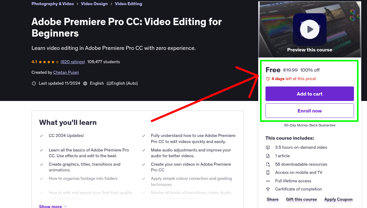 Adobe Premiere Pro CC: Video Editing for Beginners