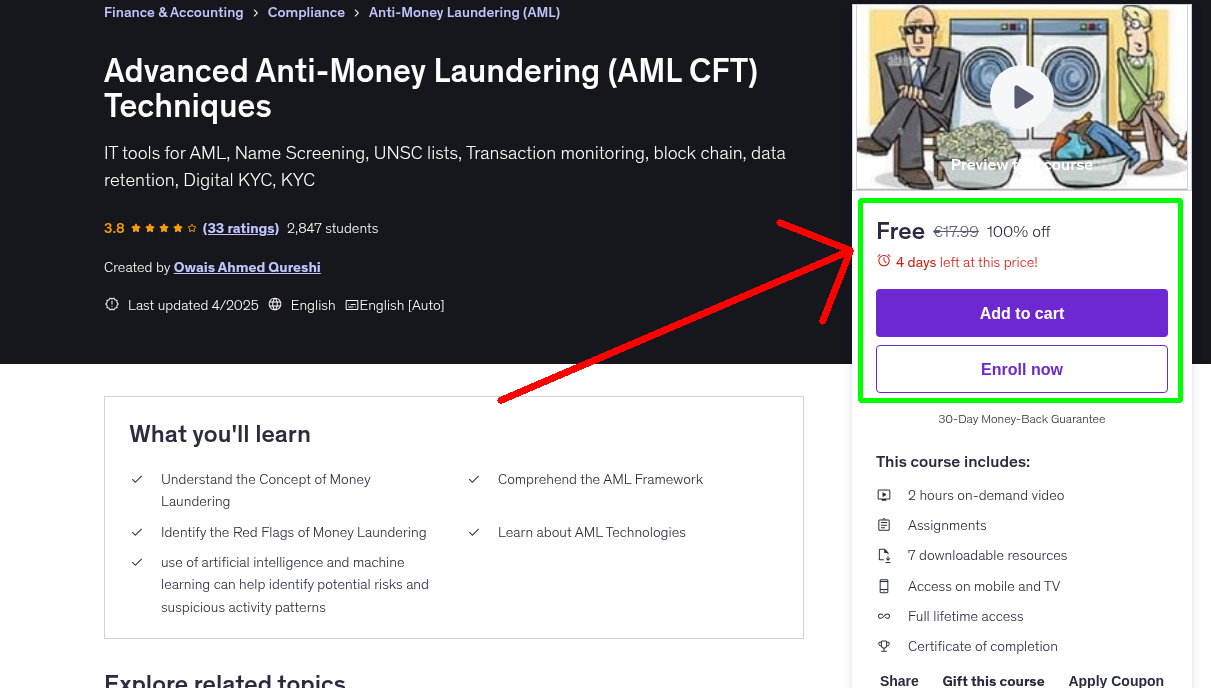 Advanced Anti-Money Laundering (AML CFT) Techniques
