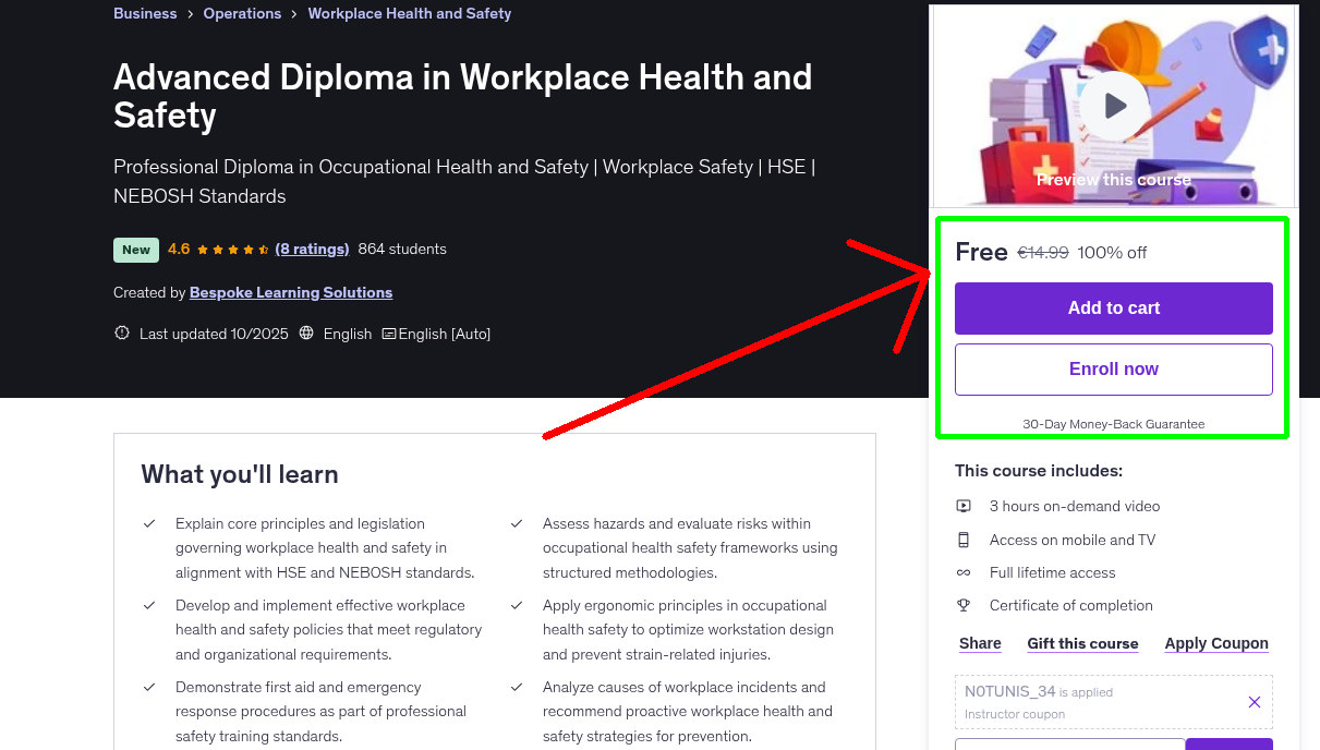 Advanced Diploma in Workplace Health and Safety
