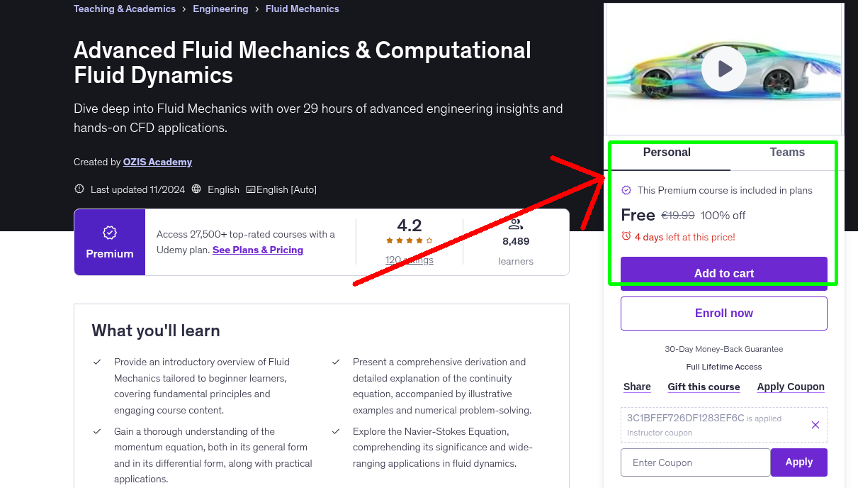 Advanced Fluid Mechanics & Computational Fluid Dynamics