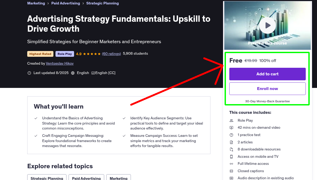 Advertising Strategy Fundamentals: Upskill to Drive Growth