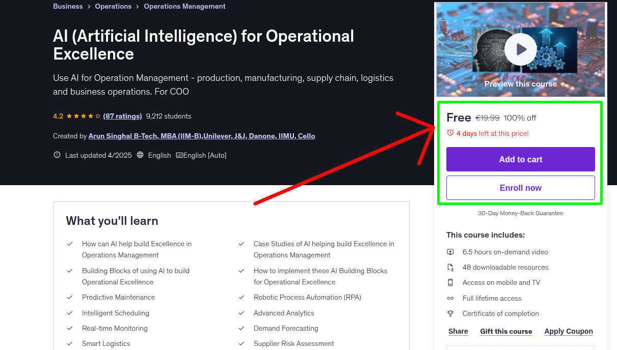 AI (Artificial Intelligence) for Operational Excellence