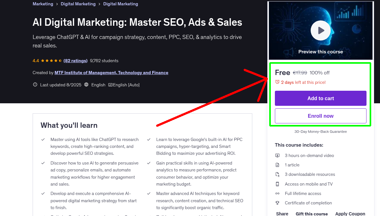 AI Digital Marketing: Master SEO, Ads & Sales