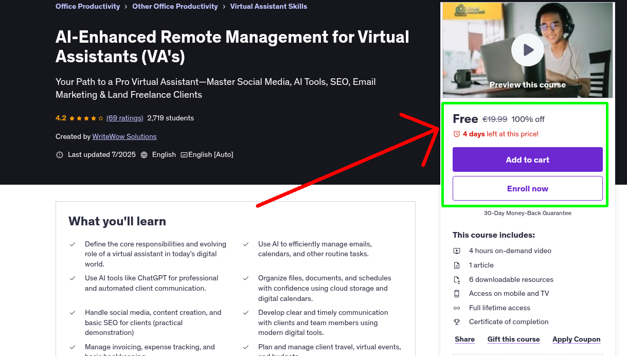 AI-Enhanced Remote Management for Virtual Assistants (VA's)