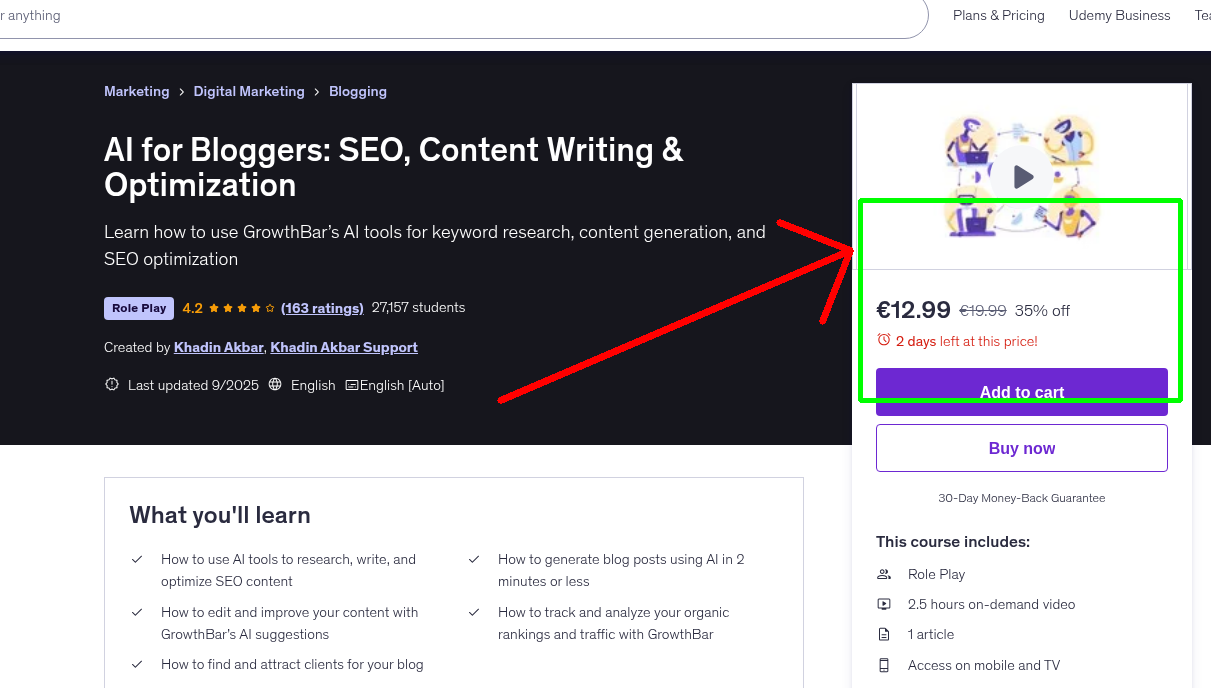 AI for Bloggers: SEO, Content Writing & Optimization