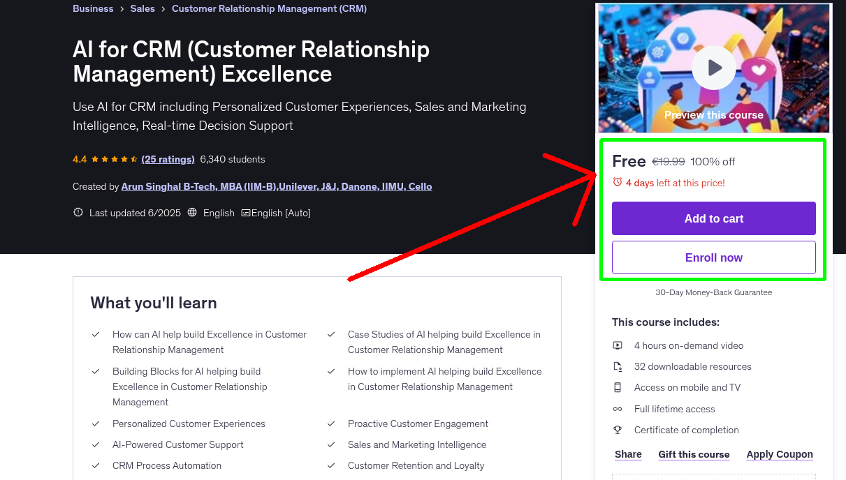 AI for CRM (Customer Relationship Management) Excellence