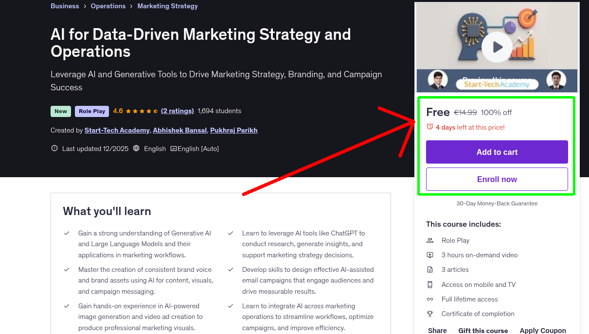 AI for Data-Driven Marketing Strategy and Operations