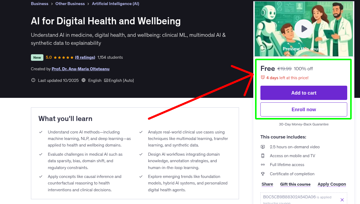 AI for Digital Health and Wellbeing