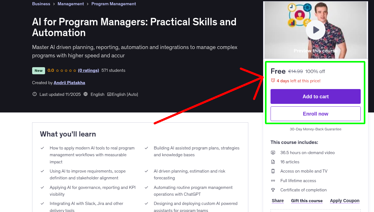 AI for Program Managers: Practical Skills and Automation