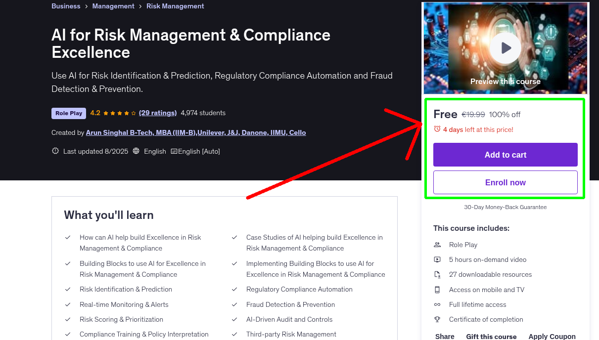 AI for Risk Management & Compliance Excellence