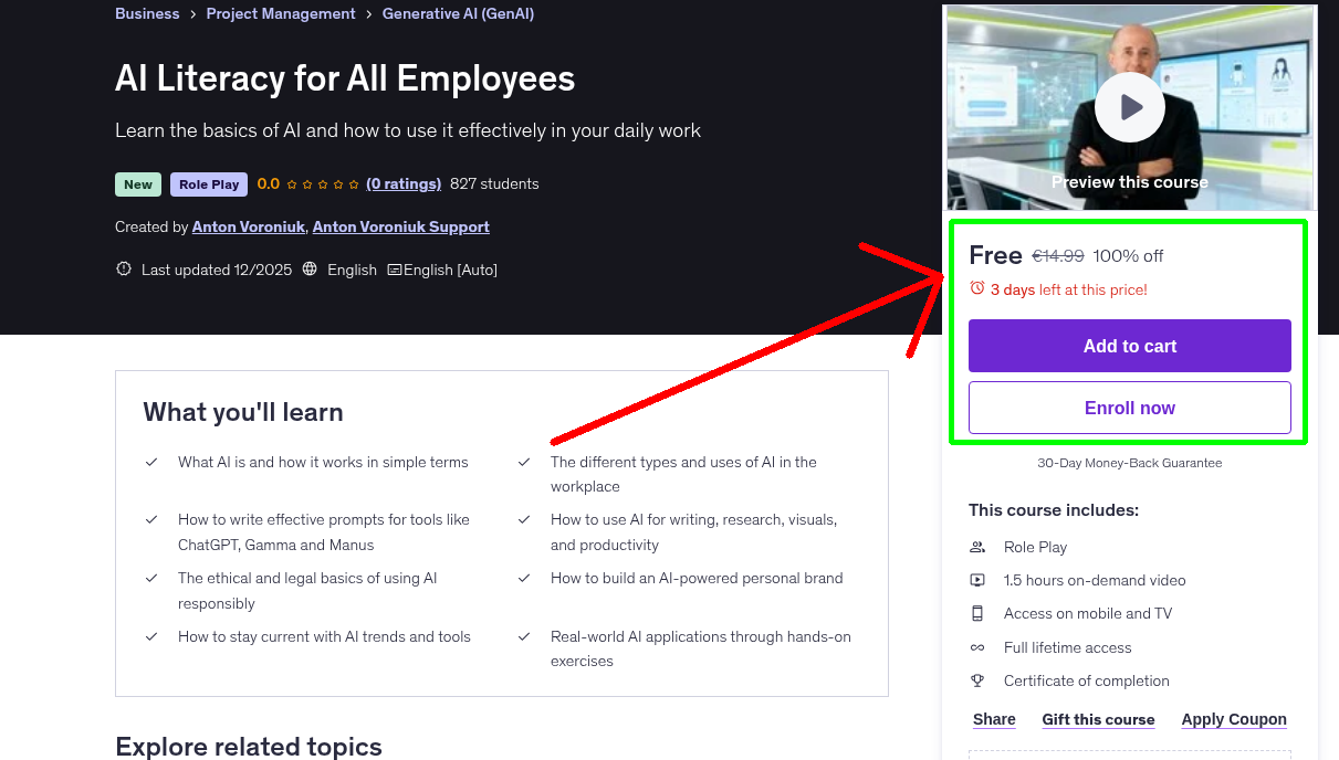 AI Literacy for All Employees