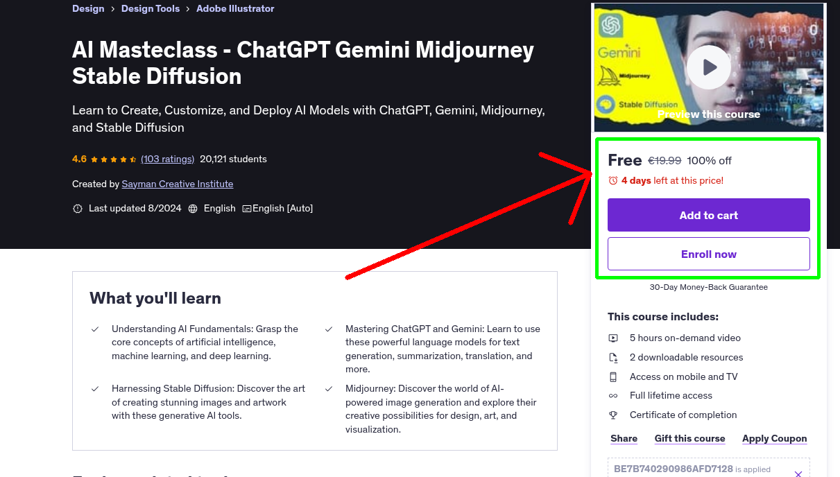 AI Masteclass - ChatGPT Gemini Midjourney Stable Diffusion