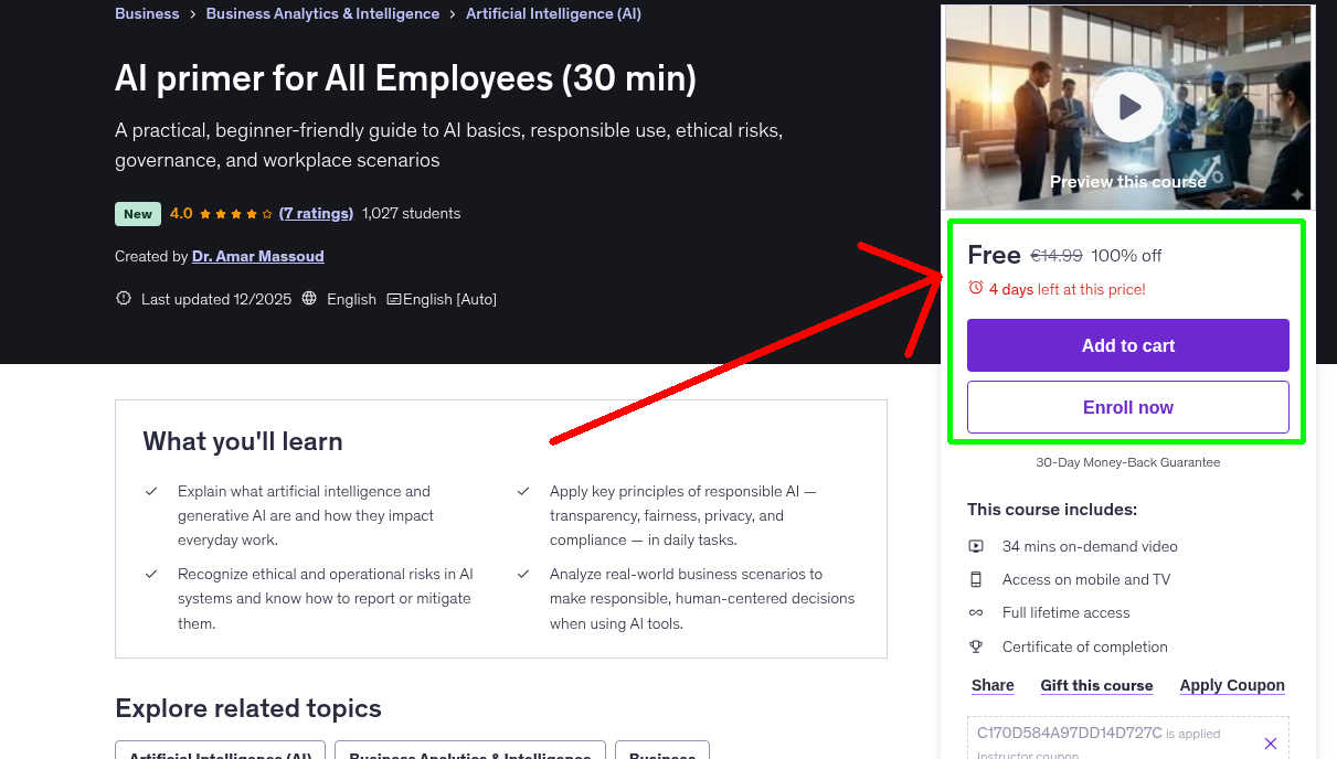 AI primer for All Employees (30 min)