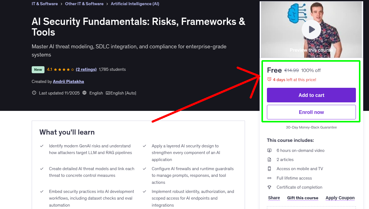 AI Security Fundamentals: Risks, Frameworks & Tools