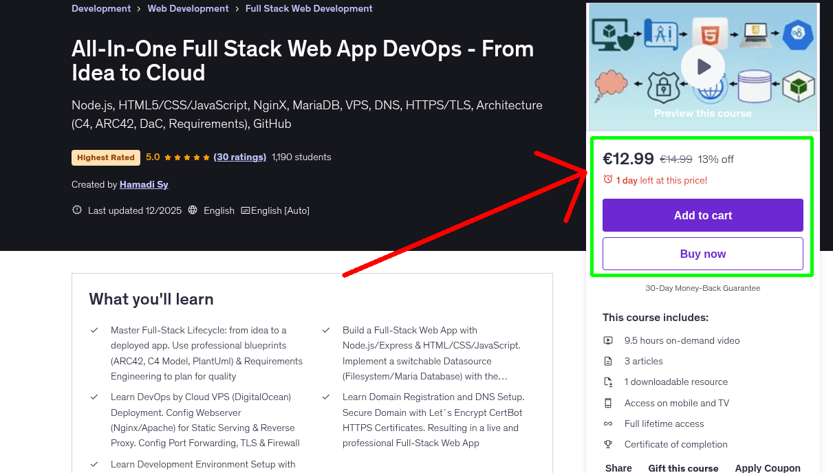 All-In-One Full Stack Web App DevOps - From Idea to Cloud