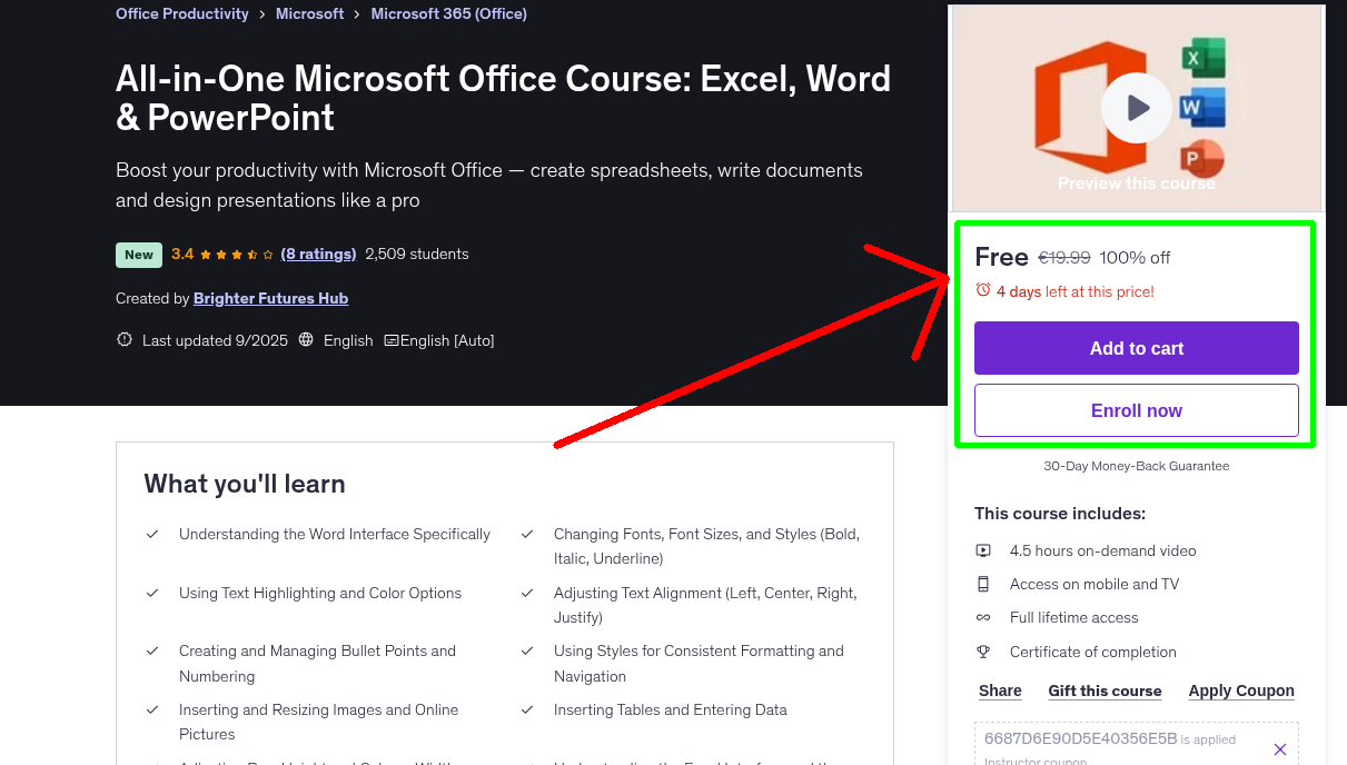 All-in-One Microsoft Office Course: Excel, Word & PowerPoint