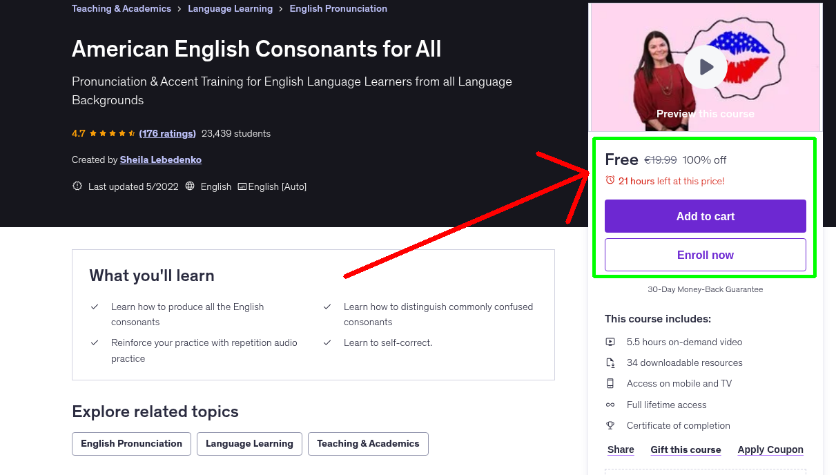 American English Consonants for All