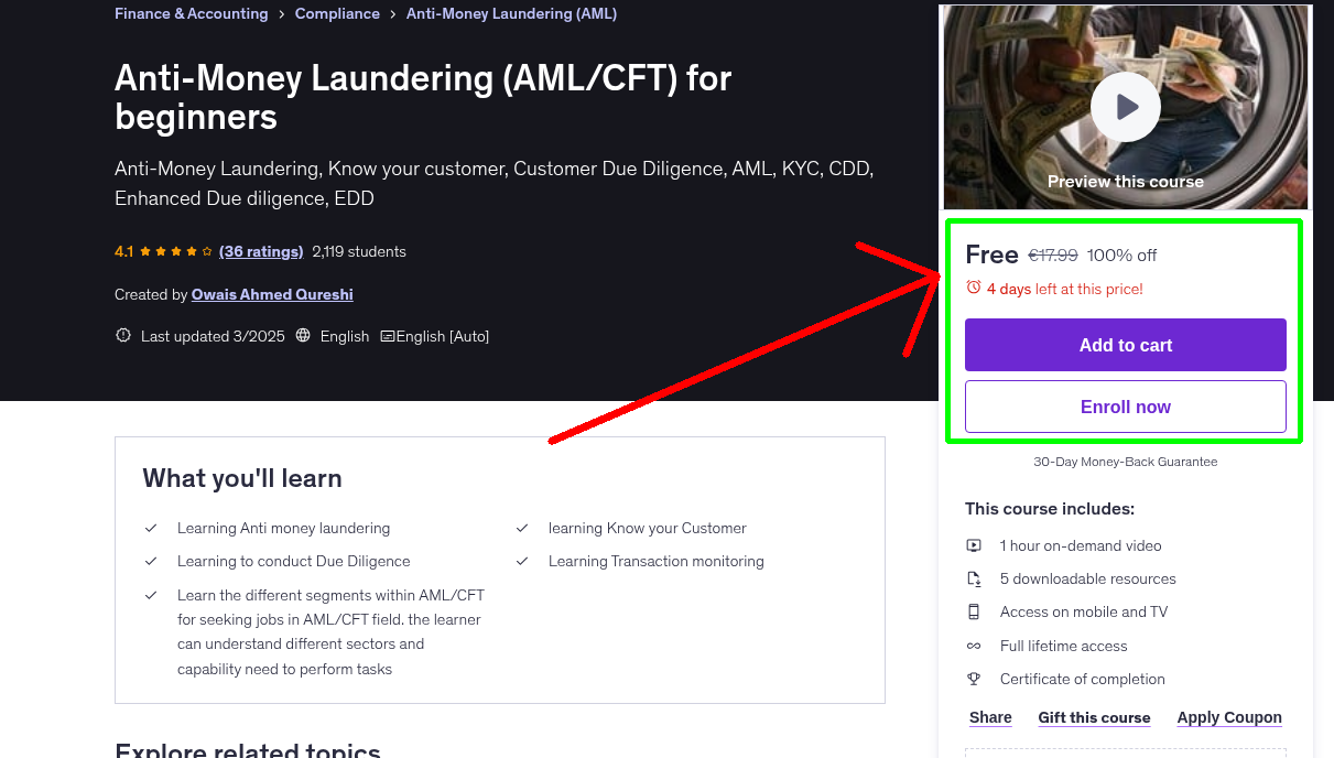 Anti-Money Laundering (AML/CFT) for beginners