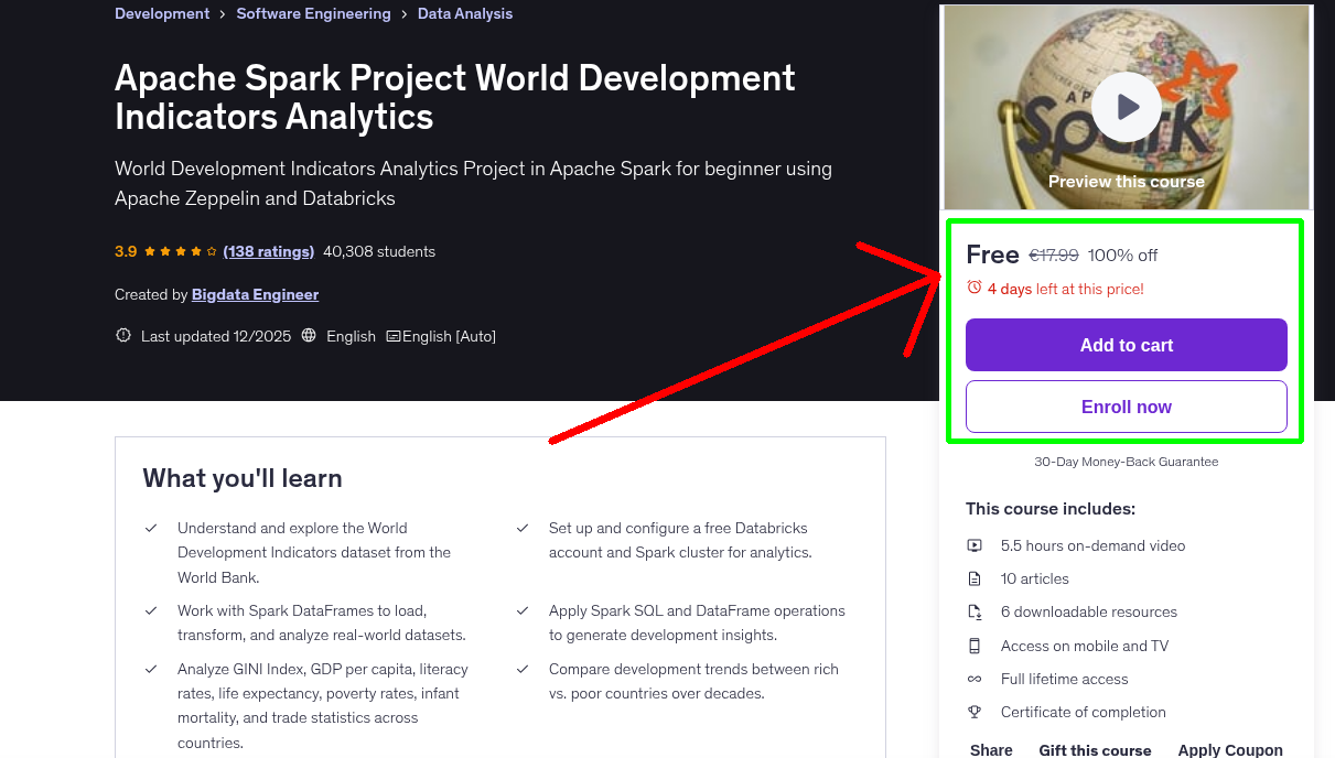 Apache Spark Project World Development Indicators Analytics