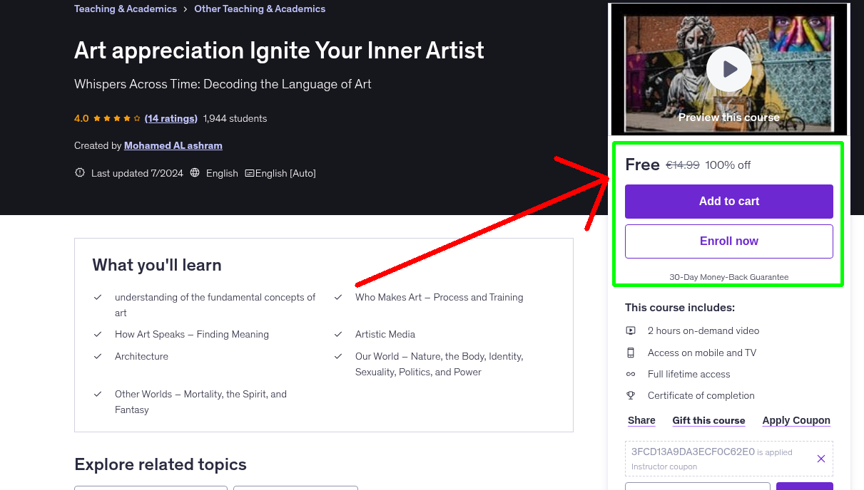 Art appreciation Ignite Your Inner Artist