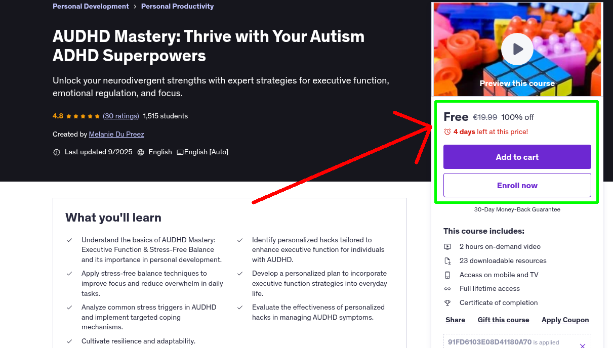 AUDHD Mastery: Thrive with Your Autism ADHD Superpowers
