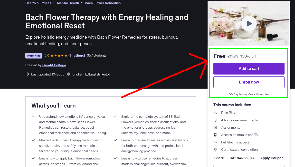 Bach Flower Therapy with Energy Healing and Emotional Reset
