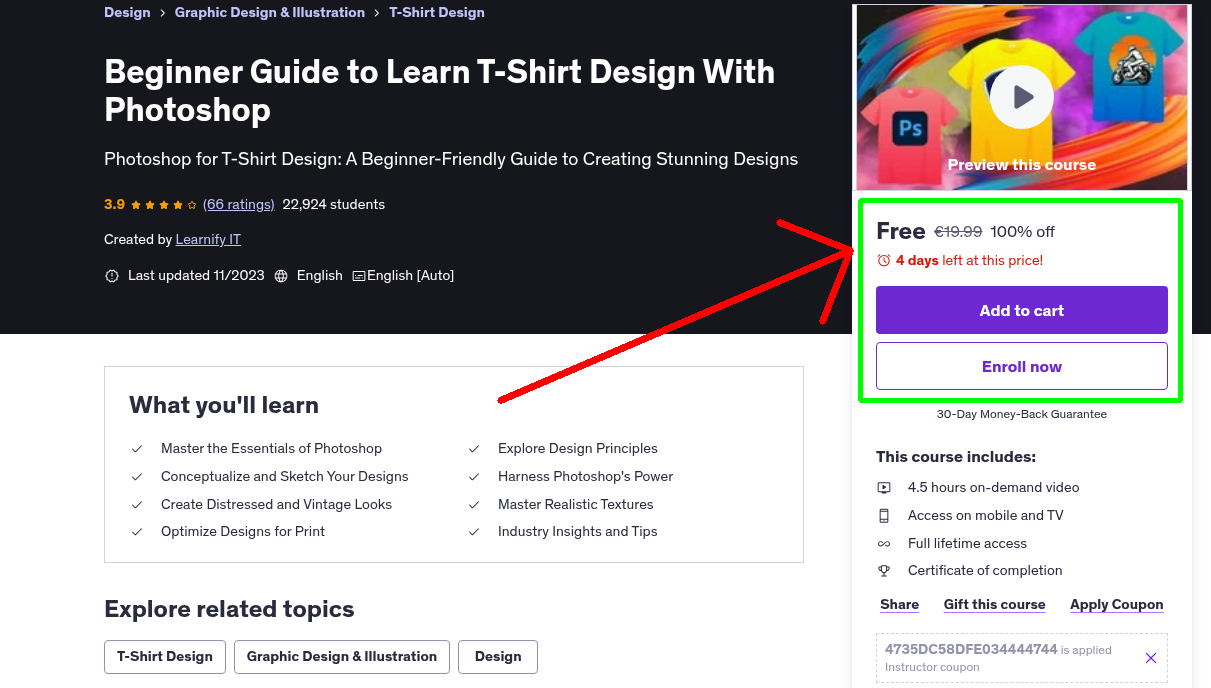 Beginner Guide to Learn T-Shirt Design With Photoshop