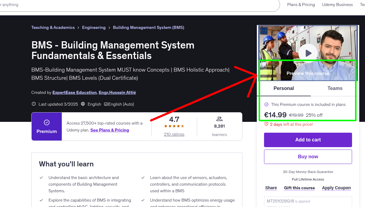 BMS - Building Management System Fundamentals & Essentials
