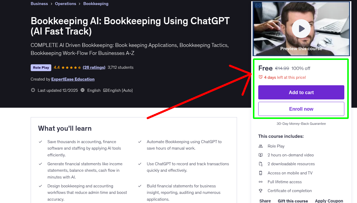 Bookkeeping AI: Bookkeeping Using ChatGPT (AI Fast Track)