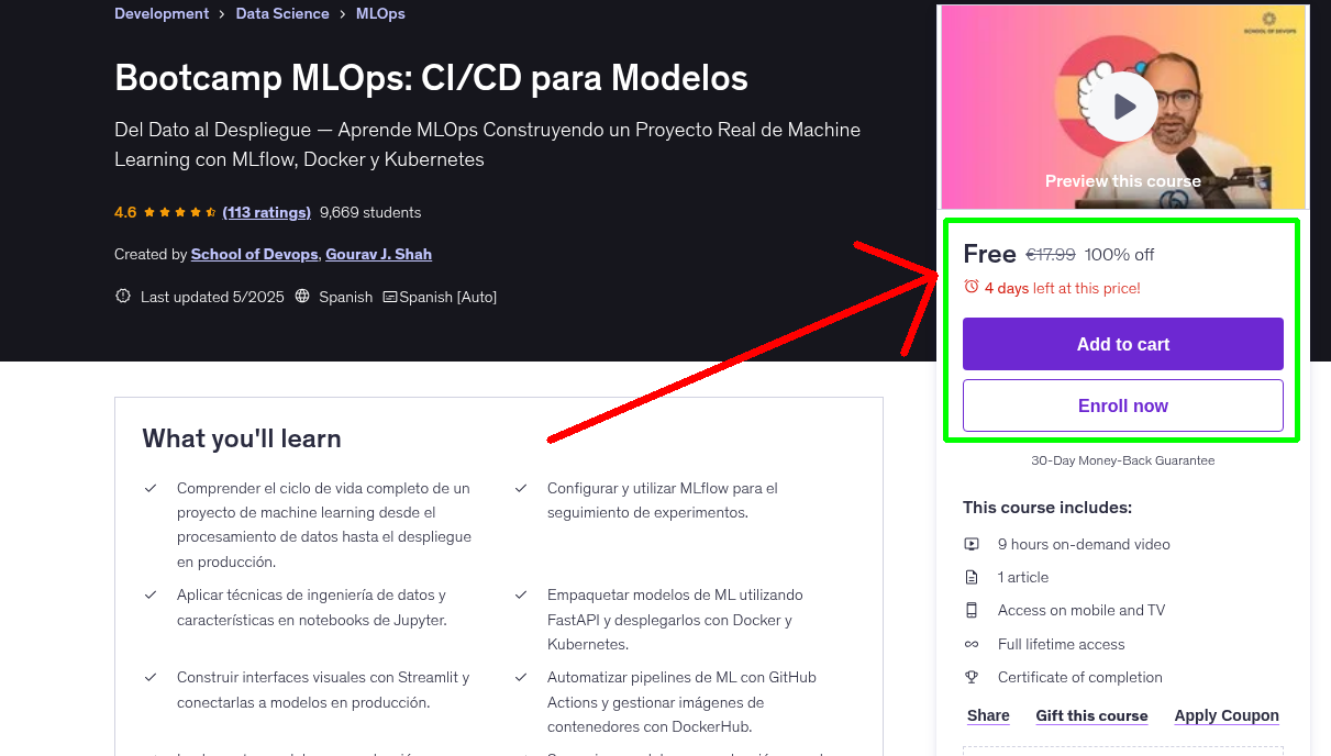 Bootcamp MLOps: CI/CD para Modelos
