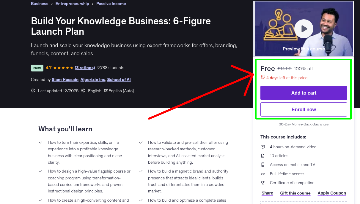 Build Your Knowledge Business: 6-Figure Launch Plan