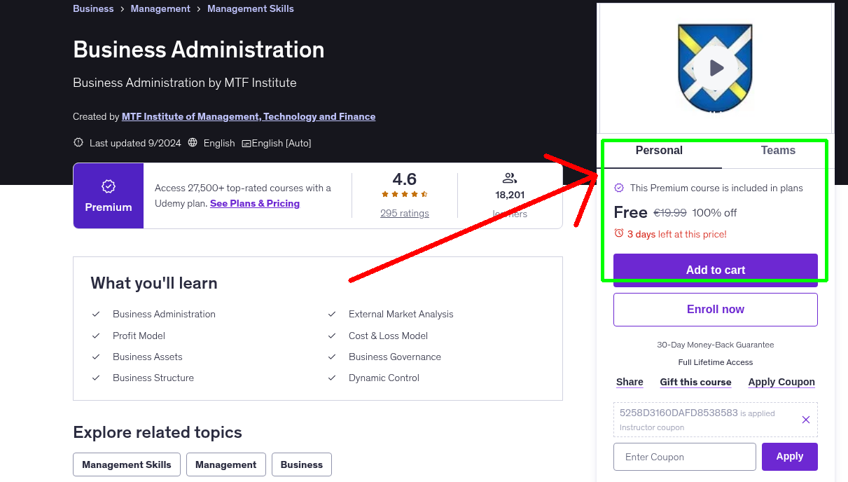 Business Administration