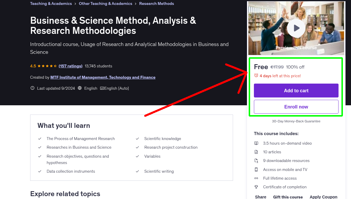 Business & Science Method, Analysis & Research Methodologies