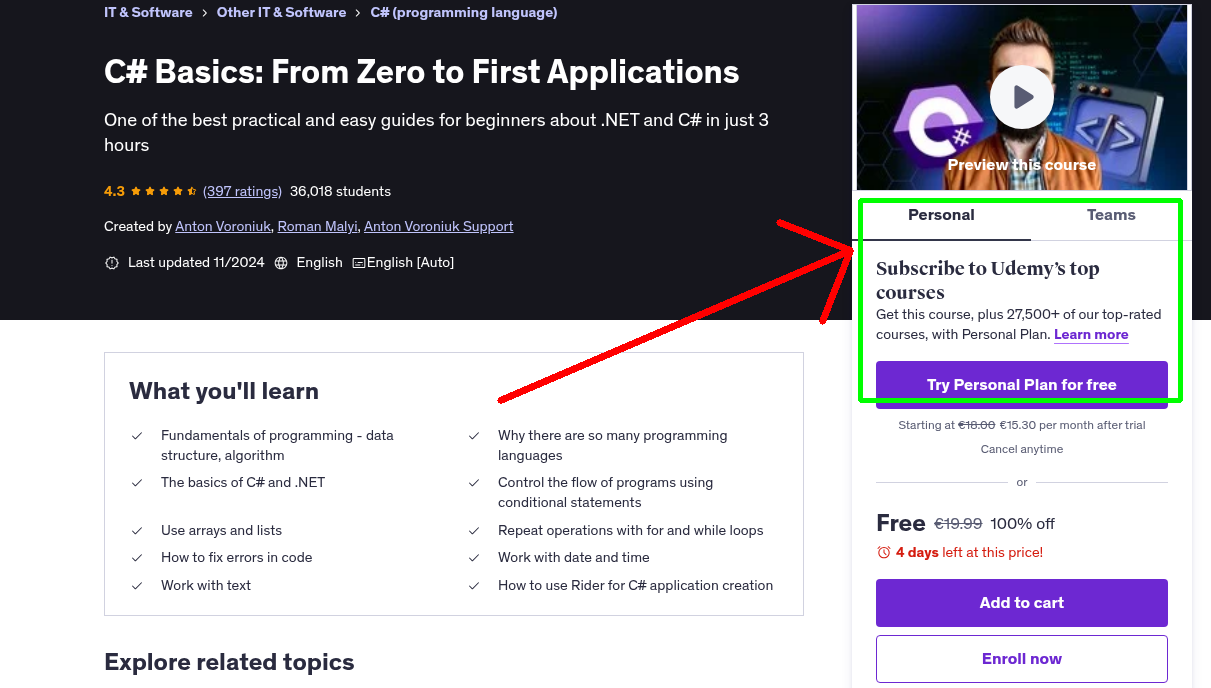 C# Basics: From Zero to First Applications
