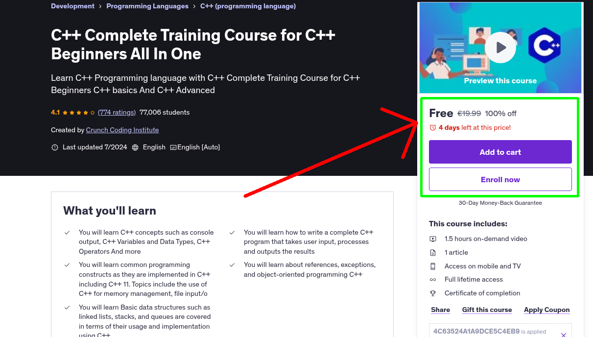 C++ Complete Training Course for C++ Beginners All In One