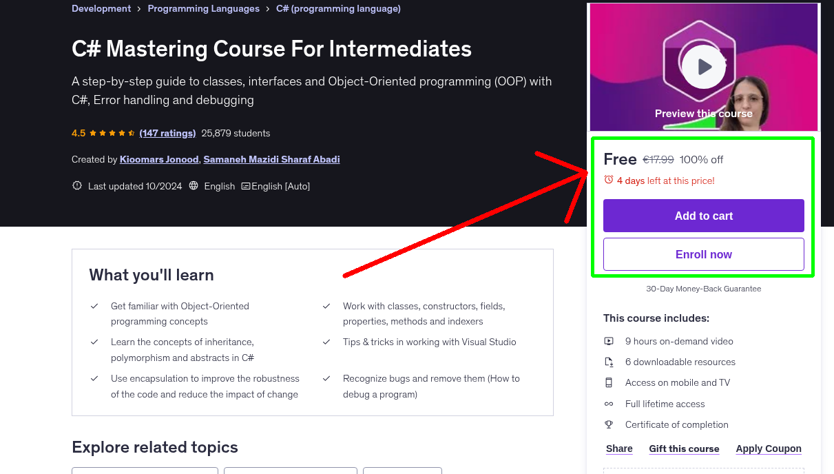 C# Mastering Course For Intermediates