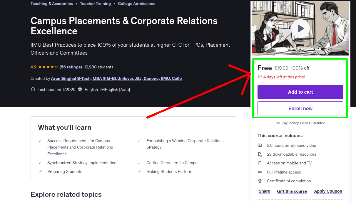 Campus Placements & Corporate Relations Excellence