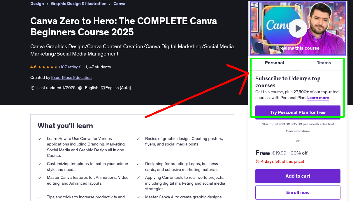Canva Zero to Hero: The COMPLETE Canva Beginners Course 2025