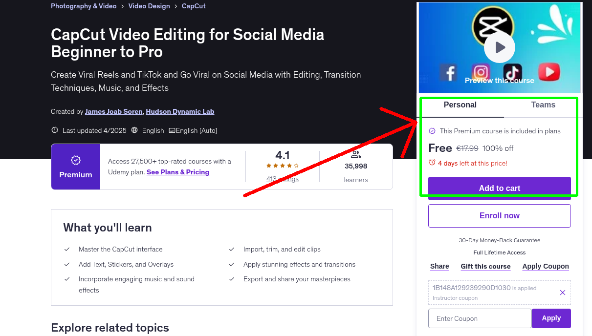 CapCut Video Editing for Social Media Beginner to Pro
