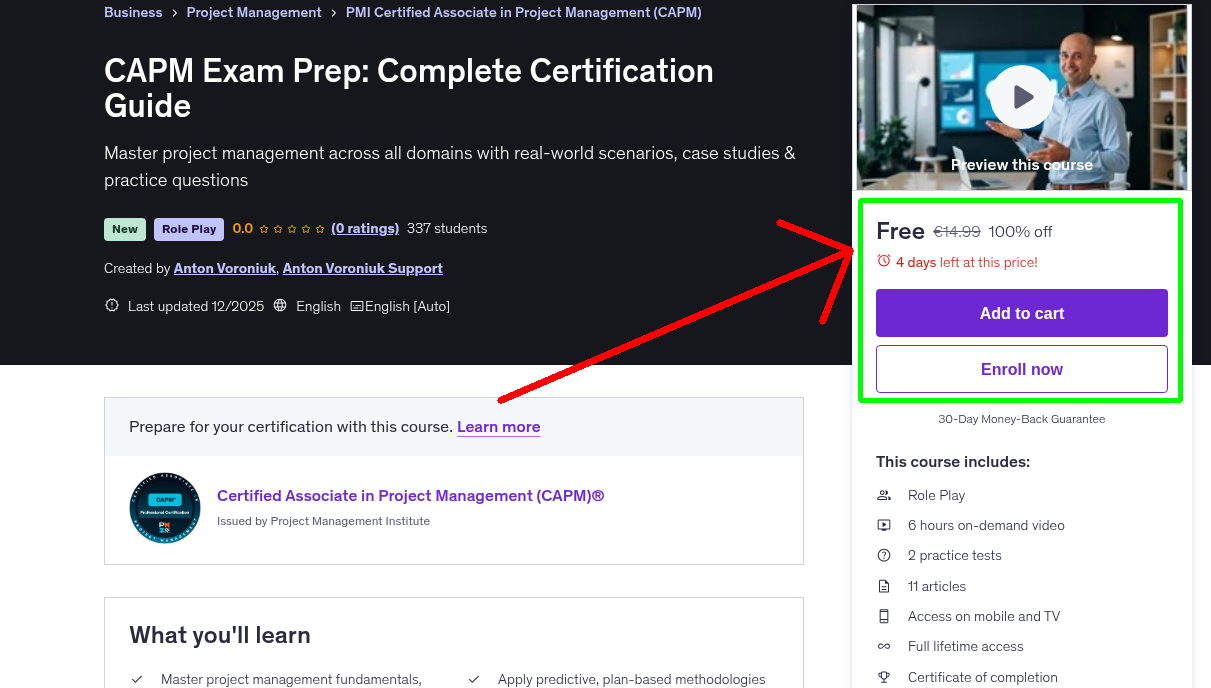 CAPM Exam Prep: Complete Certification Guide