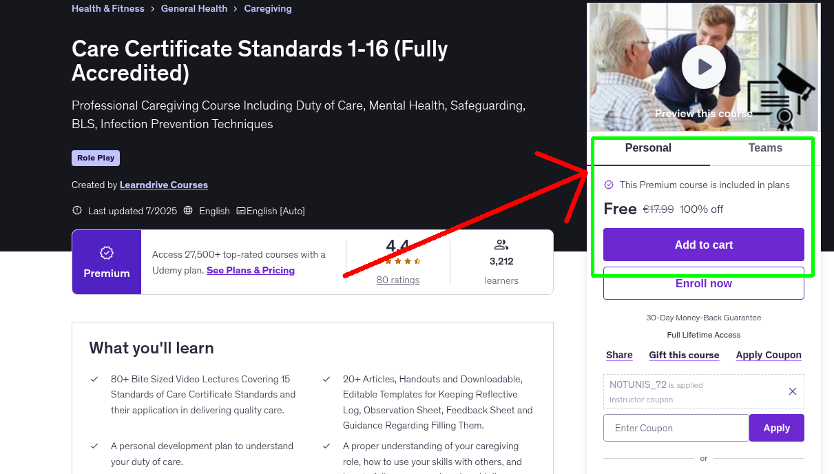 Care Certificate Standards 1-16 (Fully Accredited)