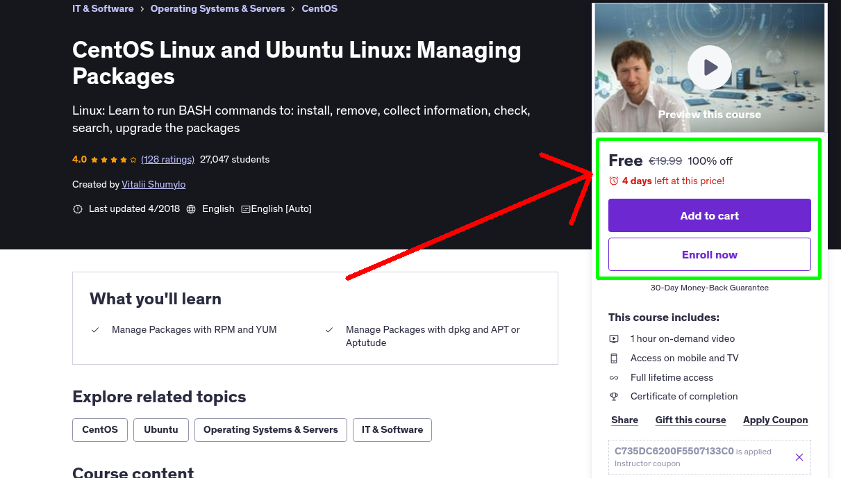 CentOS Linux and Ubuntu Linux: Managing Packages