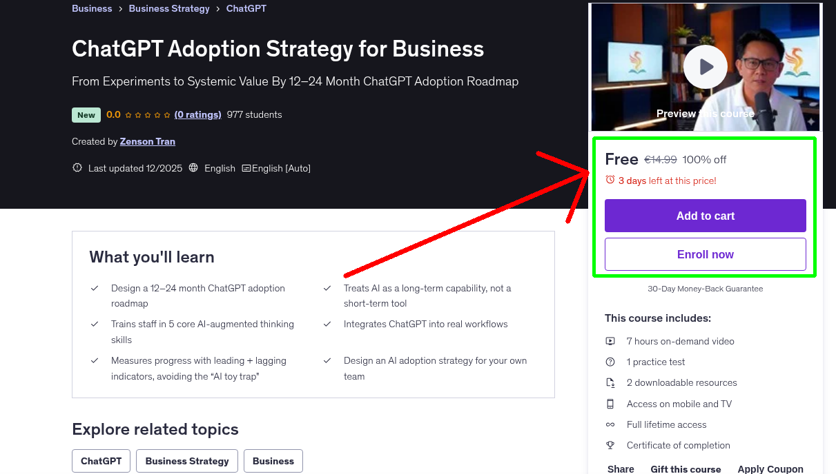 ChatGPT Adoption Strategy for Business
